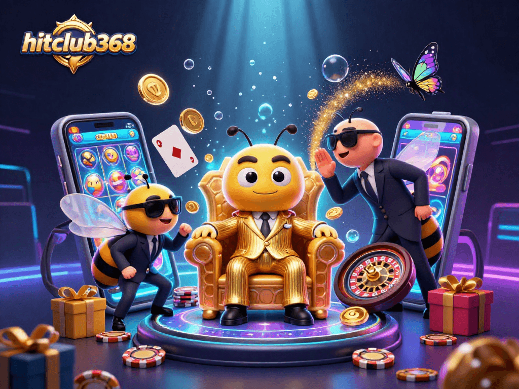 Experience the thrill of hitclub368 with 3D slots, bumblebee characters, and casino excitement.