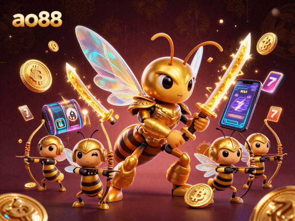 Engage with the exciting world of ao88 as the hornet samurai leads in vibrant casino action.