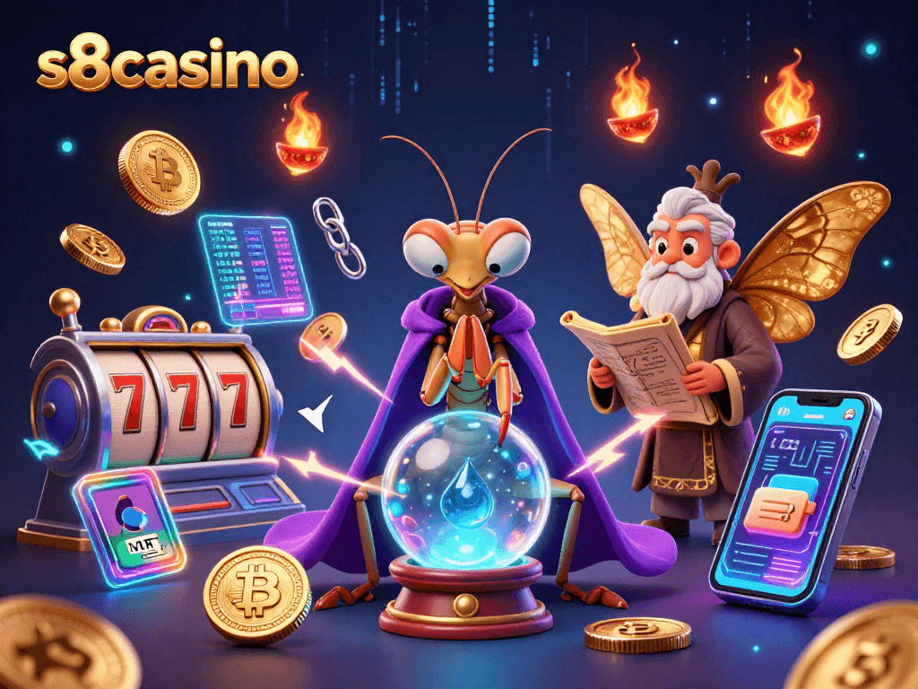 Engage in thrilling s8casino games featuring incredible characters and vibrant casino elements.