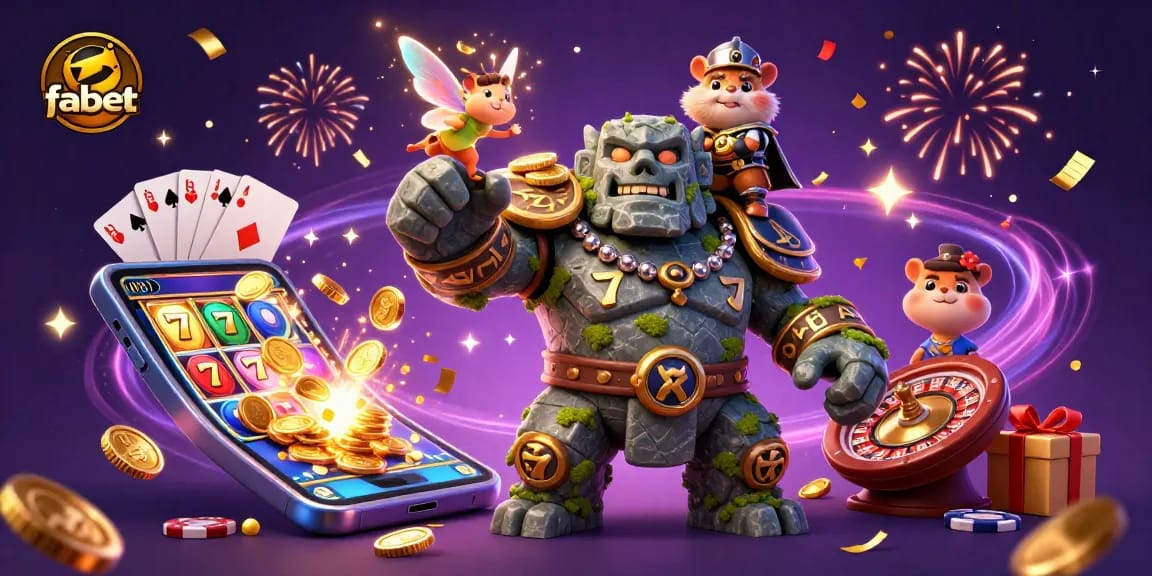 Experience fabet's magical casino adventure with cartoon characters and vibrant gaming elements