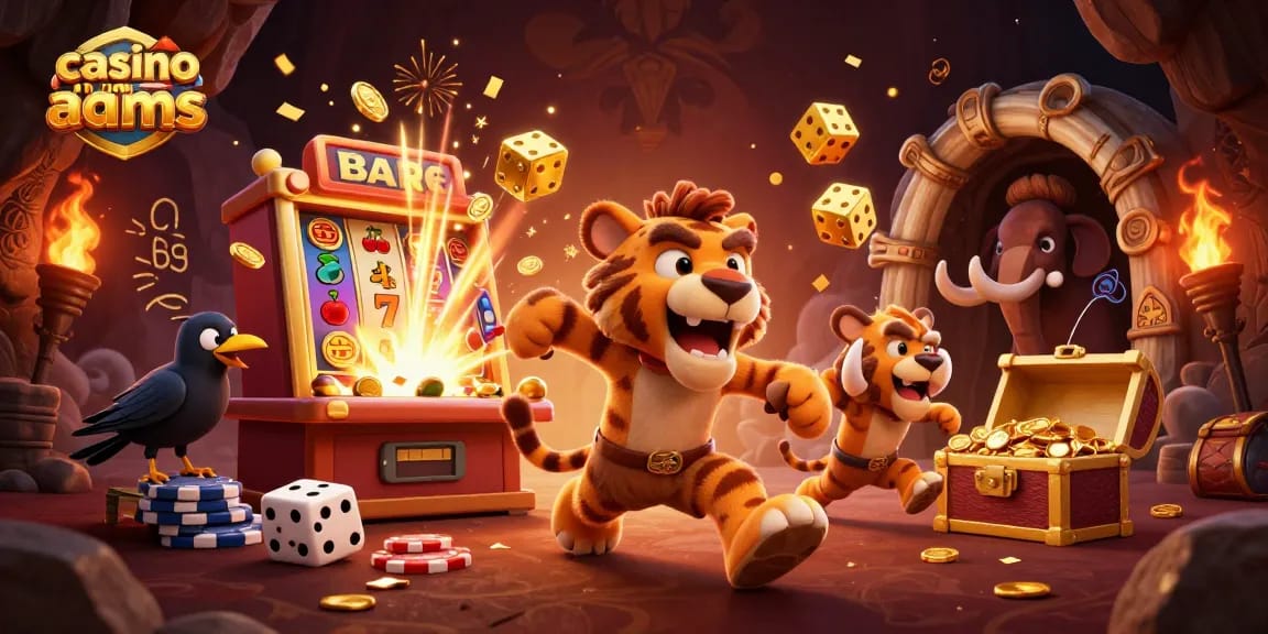 Giocatori nei casino non AAMS con monete d'oro e slot machine in azione.