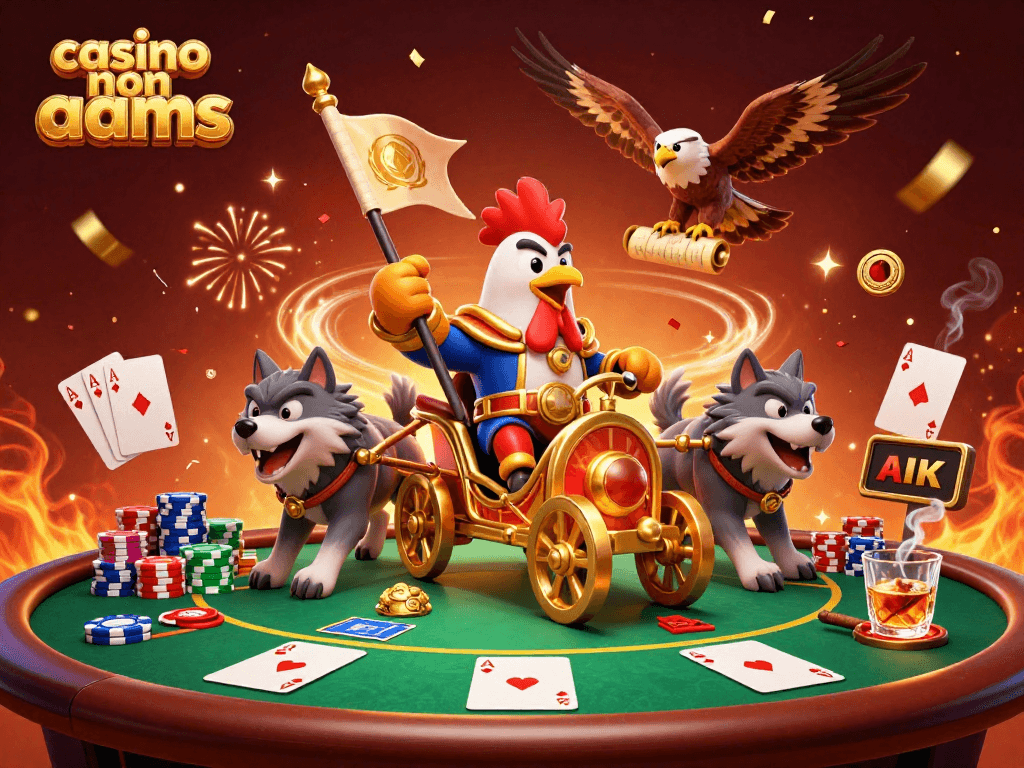 Gioca ai tuoi preferiti in un casino non aams con questa colorata illustrazione festiva.