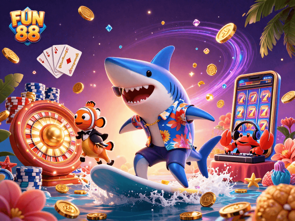 Experience fun gaming moments with FUN 88 while spinning the roulette and winning big!