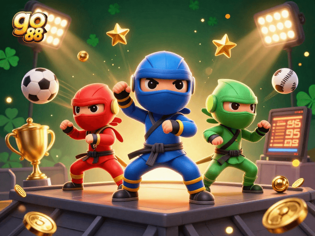Experience thrilling action with the go 88 ninja chameleon team and dynamic sports elements.