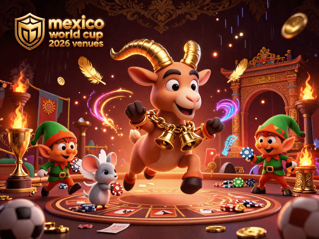 Engage with the thrilling atmosphere of the mexico world cup 2026 venues as festive characters bring a unique casino experience.