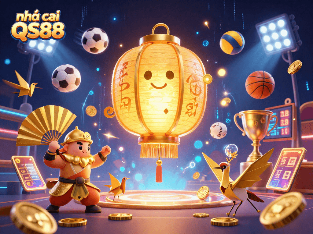 Experience the excitement of nhà cái QS88 with dynamic casino action and vibrant characters.
