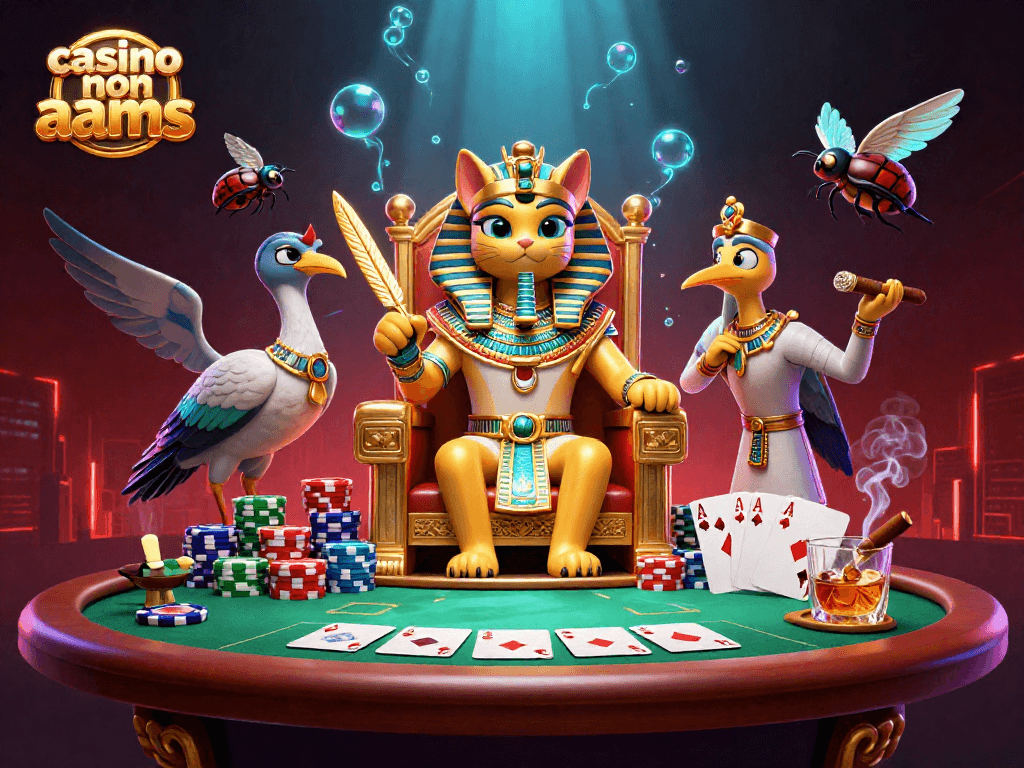 Gioca nei migliori casino non aams con un gatto faraone egiziano e un ambiente ricco di dettagli