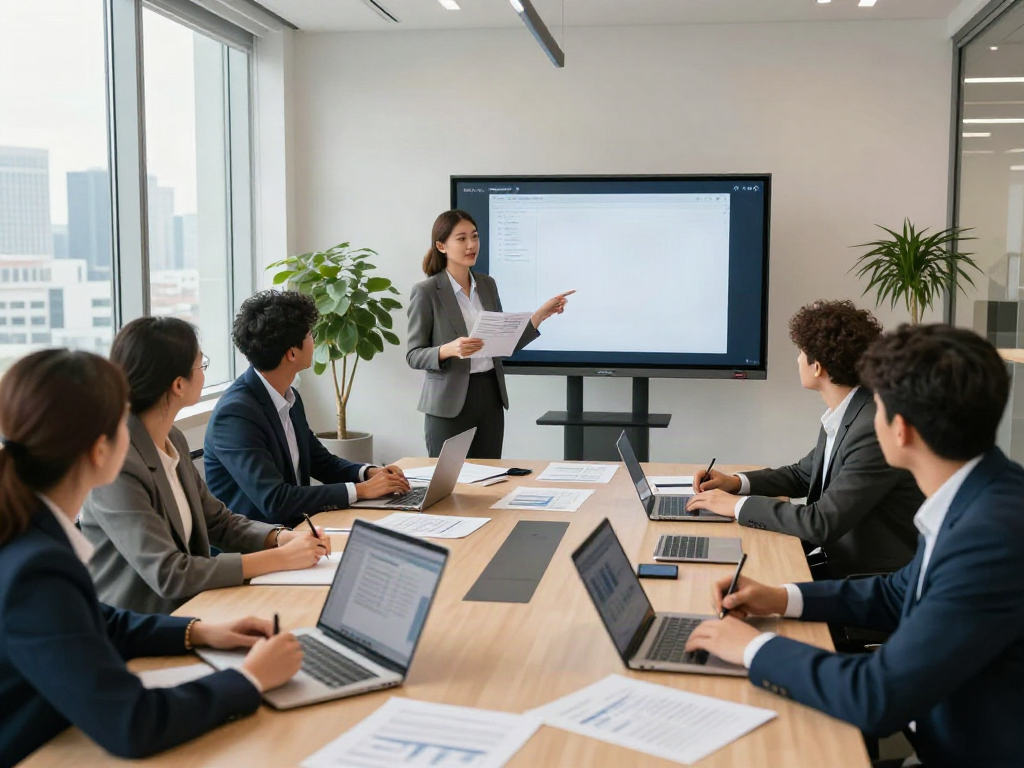 Effective bookkeeping services in action with a diverse team collaborating in a modern office.