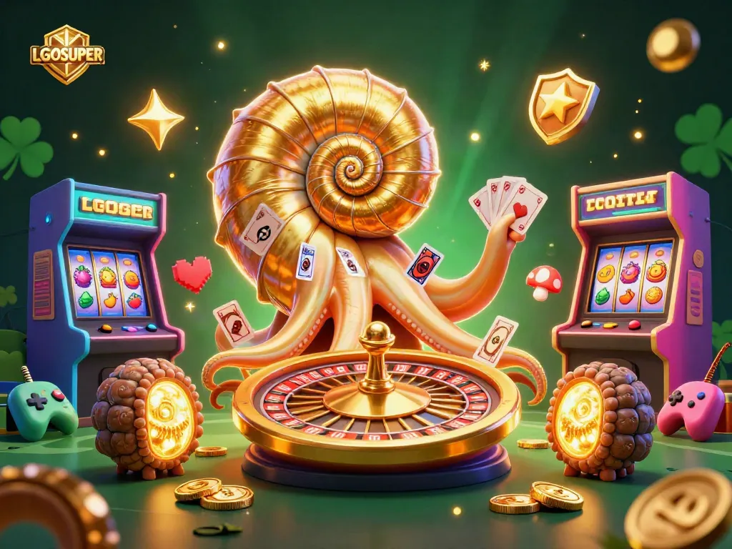 Engage with LGOSUPER in an exhilarating slot experience featuring vibrant graphics and unique symbols.
