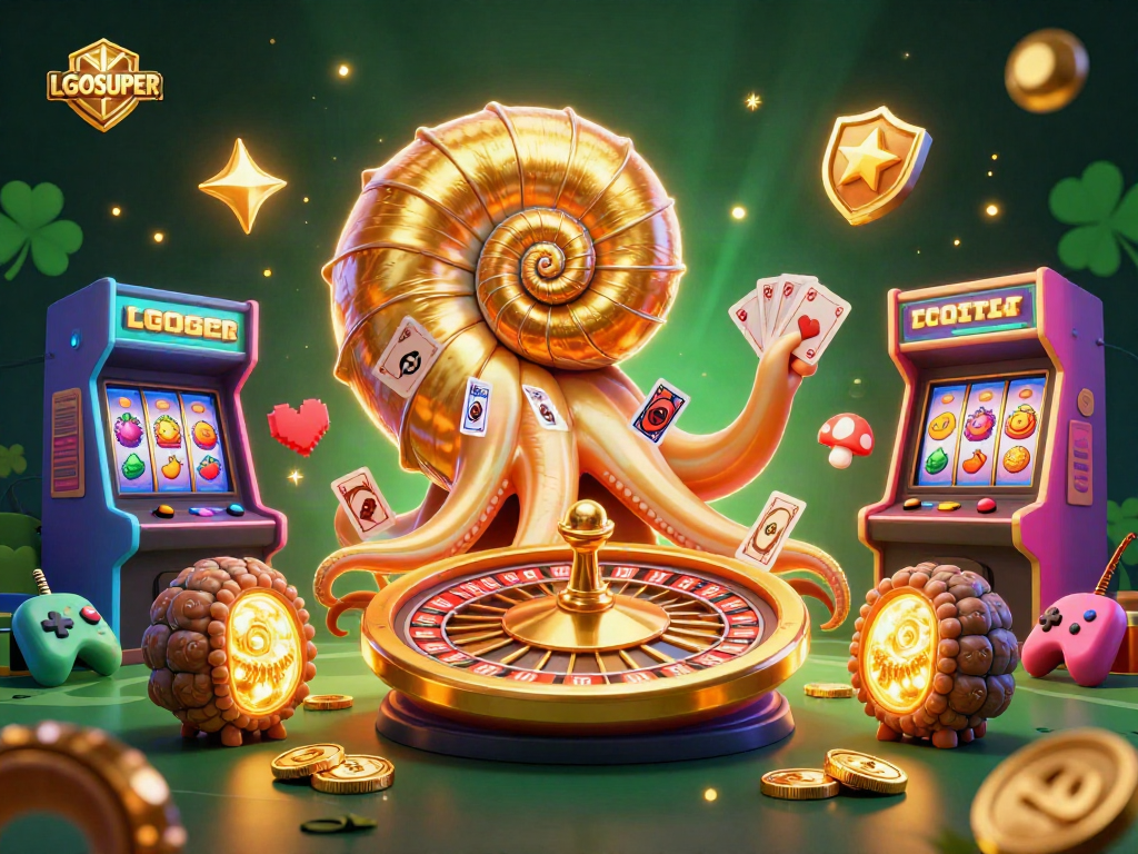 Engage with LGOSUPER in an exhilarating slot experience featuring vibrant graphics and unique symbols.