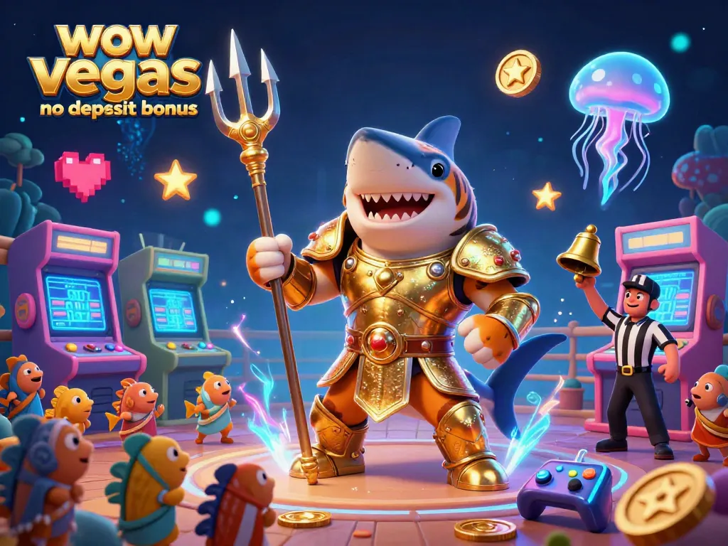 Experience the excitement of wow vegas no deposit bonus with a dynamic underwater casino scene.