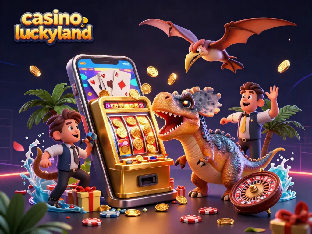 Experience casino like luckyland with thrilling jackpots and vibrant gameplay in a dynamic 3D scene.