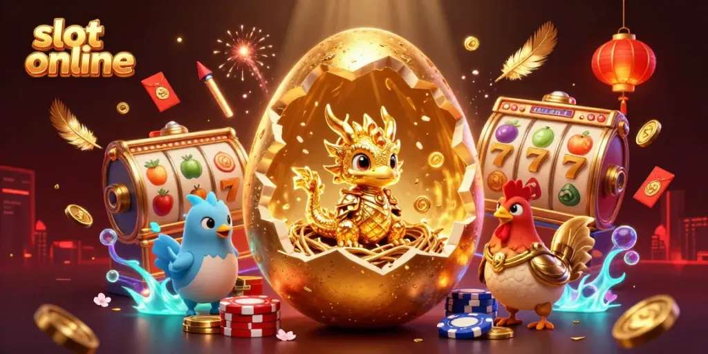 Experience thrilling slot online gameplay in a magical setting with golden symbols and vibrant colors.