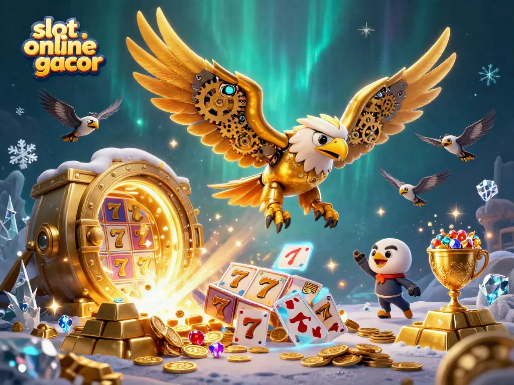 Menangkan slot online gacor dengan gabungan eagle mekanik dan harta berkilau.