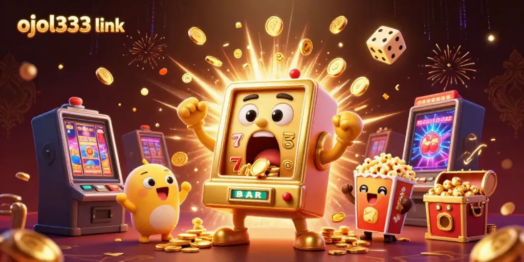 Experience the excitement of ojol333 link with vibrant slot machines and jackpot action.